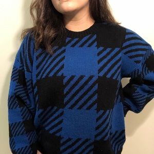 VINTAGE PLAID SWEATER 🦋
